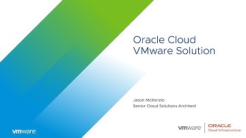 Oracle Cloud VMware Solution Network Foundation