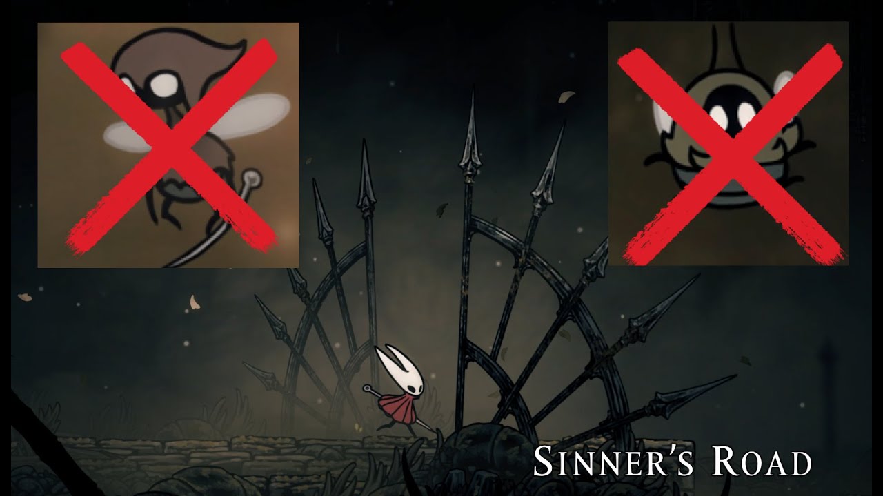 Hollow Knight Silksong - Unlock the Save bench at Sinner's Road without fighting any flying enemies!