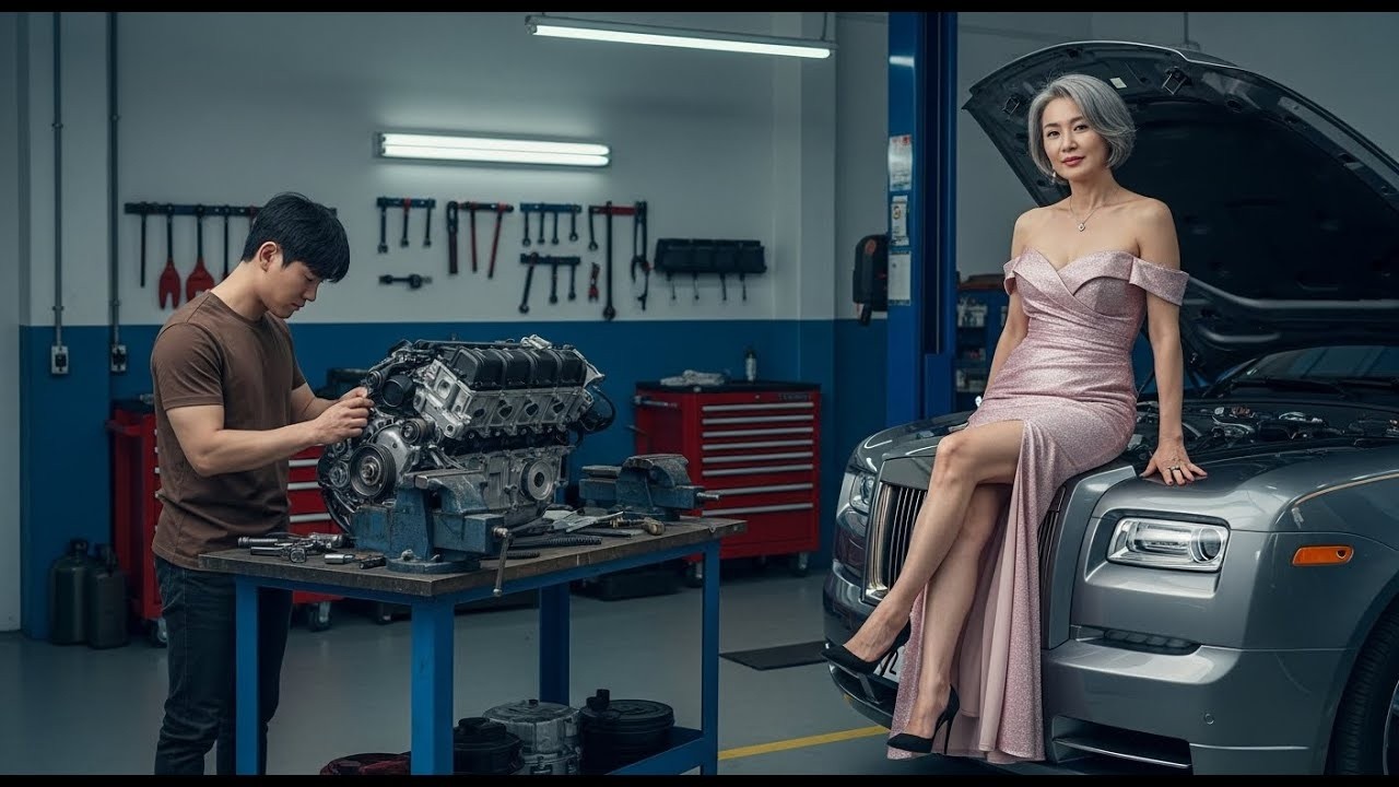 “5분 안에 고치면… 내 딸을 주겠다 ” — 그녀는 그렇게 말했고, 그는 진짜로 해냈다!재벌 여사는 말이 없었다