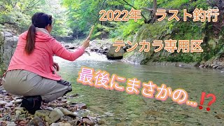 【栃木県三依】2022年最後のテンカラ専用区でまさかの…　#テンカラ #渓流釣り #tenkara