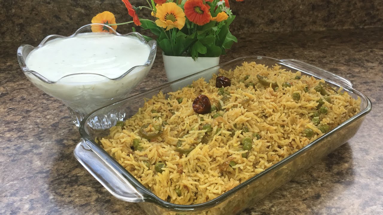 Matar Pulao & Raita | Imtal Ka Kitchen - YouTube