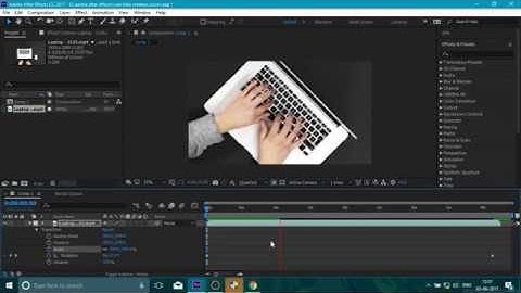 CAMERA ROTATION IN AFTER EFFECTS I TUTORIAL