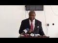 Gabon  justice confrence de presse de pierre claver maganga moussavou