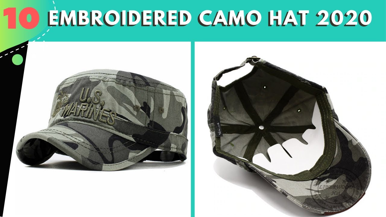 Top 10 Embroidered Camo Hat 2020