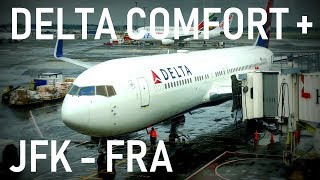 DELTA COMFORT+ New York JFK - Frankfurt | Flight Report | 4K