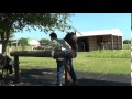 1 of 8 - New Guy With No Horse Experience Saddles & Rides A Mustang For The First Time With No Bit