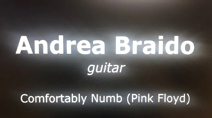 Andrea Braido - Comfortably Numb (Pink Floyd)