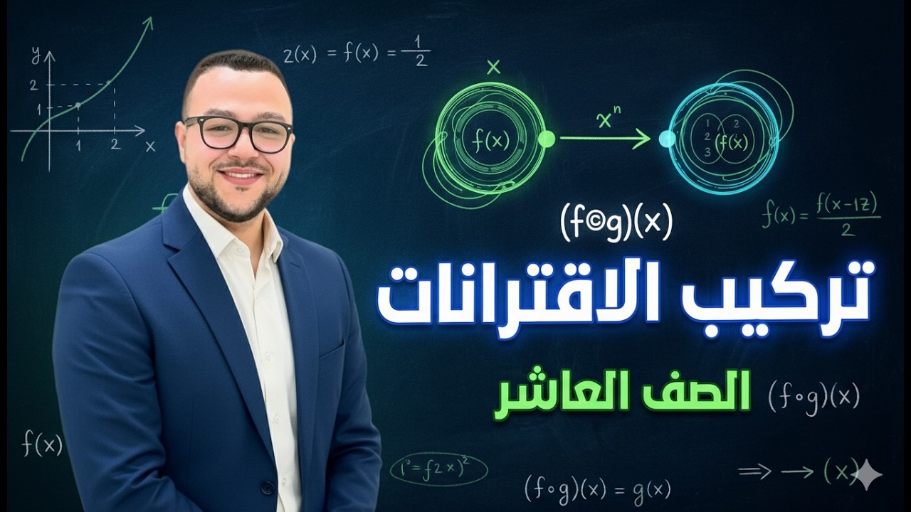 الدرس الأسهل | تركيب الاقترانات | الصف العاشر | الرياضيات