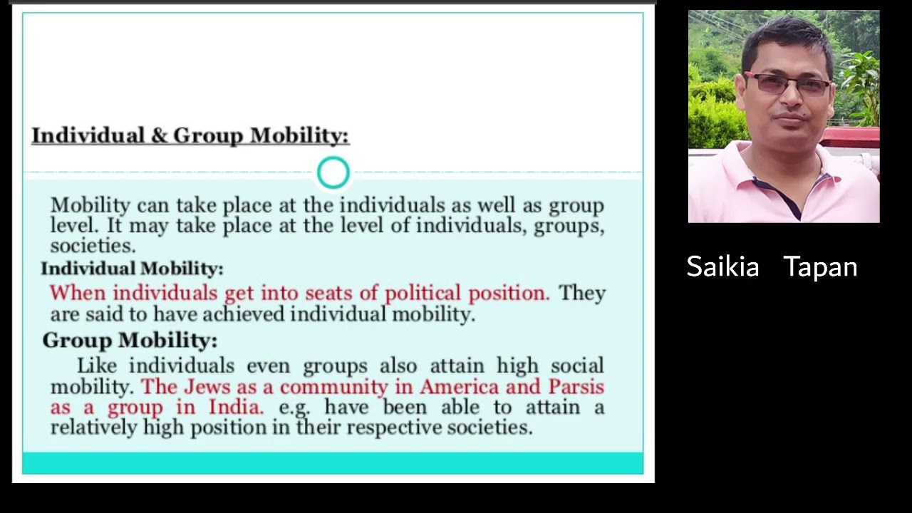 Types of social Mobility