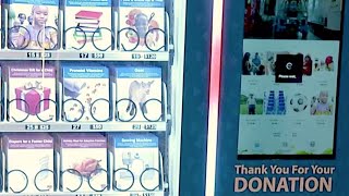 Vending machines in Springfield’s Battlefield Mall offer options for charitable donations