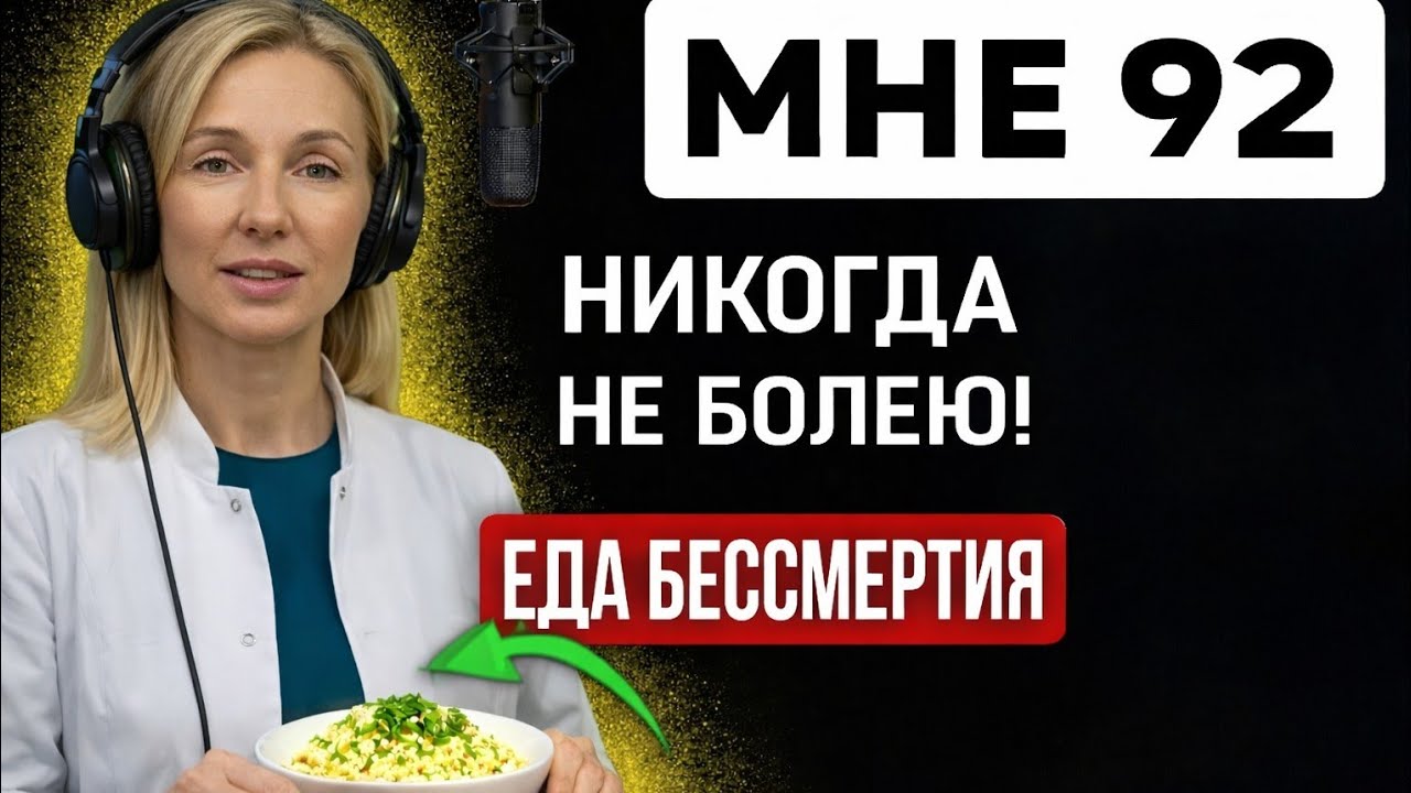 СЕКРЕТ ДОЛГОЛЕТИЯ? МНЕ 92 И Я ЗДОРОВА! ЭТИ 5 ПРОДУКТОВ ТВОРЯТ ЧУДО