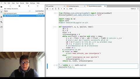 Secant Algorithm: Solving Nonlinear Equations [Python for Math]