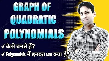 Graph of a Quadratic Polynomial - Polynomials - Chapter 2 - Class 10 Maths | RD SHARMA