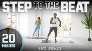 20 Minute 'Step To the Beat' Workout [LOW IMPACT //Standing HIIT] screenshot 4