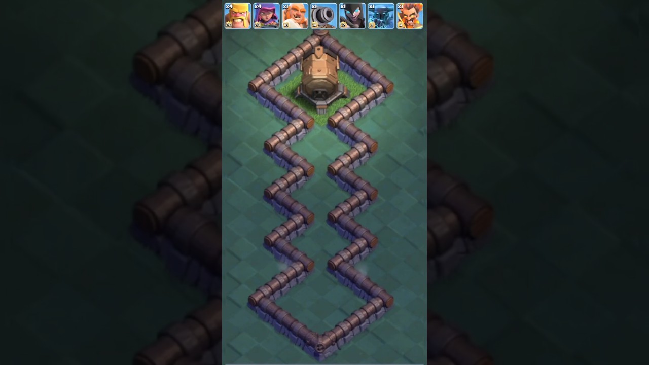 Giant cannon v/s builder base troops 