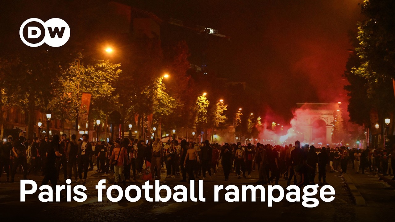 Paris: PSG Champions League celebrations erupt into chaos | DW News