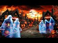 Haunted Halloween Ambience 🎃 Late Night Ghost Town ~ Best Halloween Music 2025 to Reduces Stress