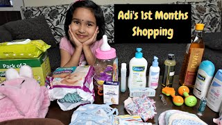First Month Shopping for Newborn baby \/ Newborn baby shopping list \/ #learnwithpari