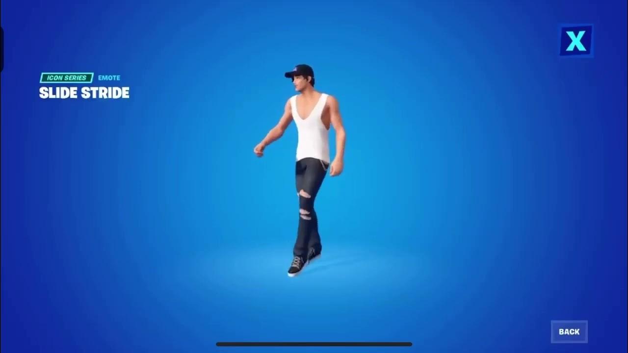 *NEW* SLIDE STRIDE EMOTE (FORTNITE x BURNA BOY) YouTube