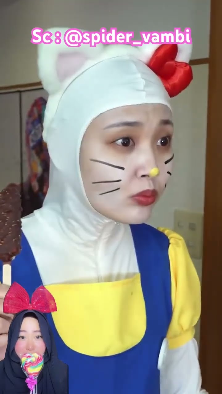 SPIDY \u0026 KITTY NAKAL GAK MAU BERBAGI ESKRIM DENGAN PIKA ⁉️? @spider_vambi #shorts #funny