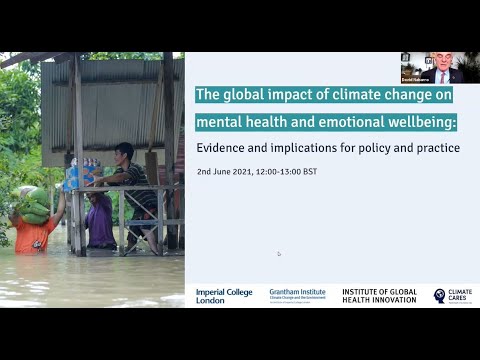 The global impact of climate change on mental health and emotional wellbeing