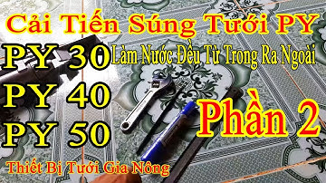 Cải Tiến Súng Tưới Cà Phê py30 py40 py50 Thiết Bị Tưới Gia Nông #2
