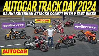 Autocar Track Day 2024  9 bikes battle it out on CoASTT | Track Day | @autocarindia1