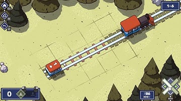 Railbound ( Level 1-6 | Hard 2D Puzzle Game ) | Tutorial and Gameplay
