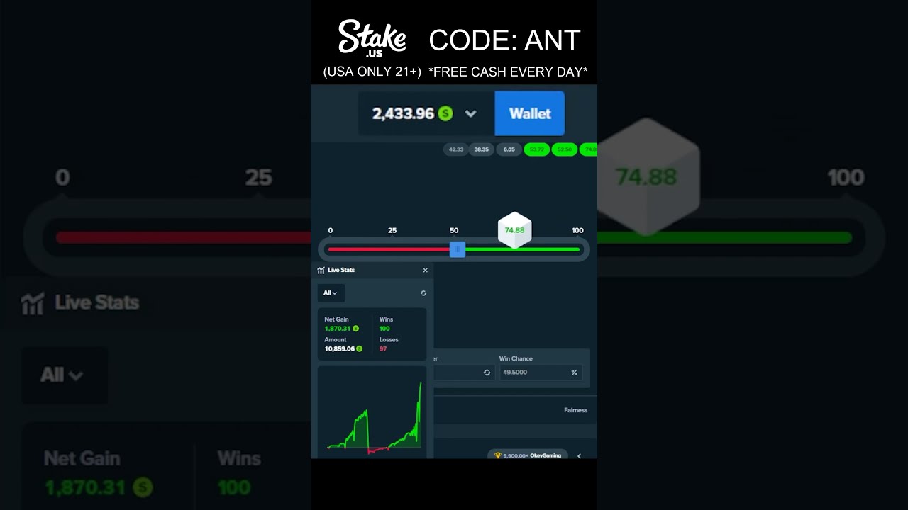 $500 TO $10,000 IN 30 SECONDS #dicestrategy #stake #dice