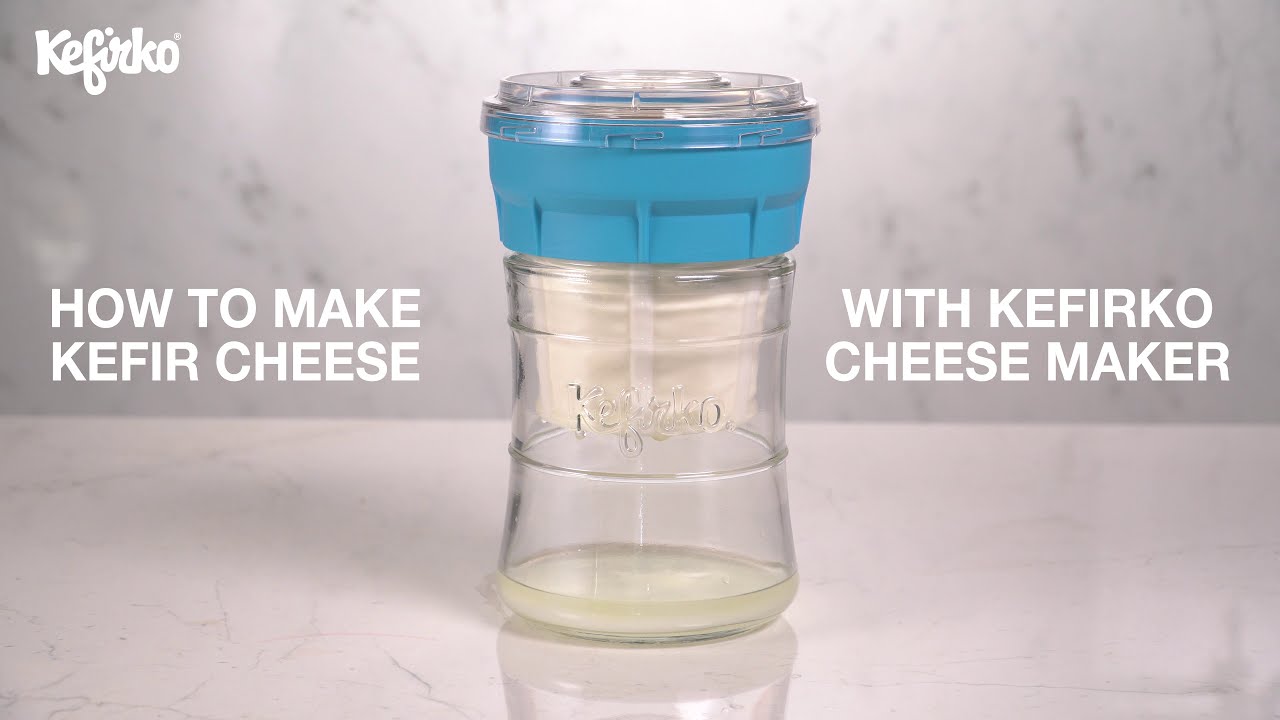 HOW TO MAKE KEFIR CHEESE WITH KEFIRKO CHEESE MAKER 