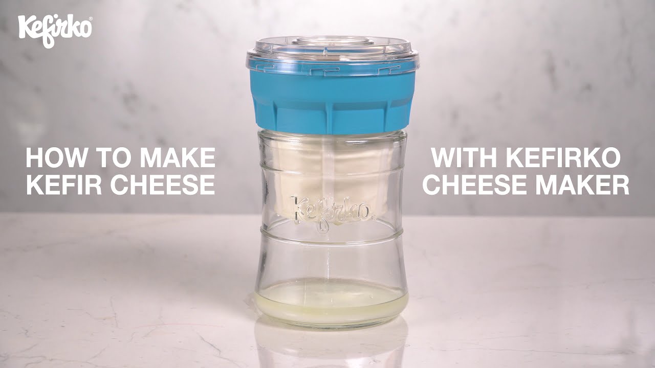 HOW TO MAKE KEFIR CHEESE WITH KEFIRKO CHEESE MAKER YouTube