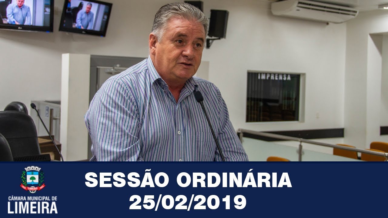 sessão ordinária de julgamento do Sessão Ordinária - Expediente – 25/02/2019 (Parte 2/2)