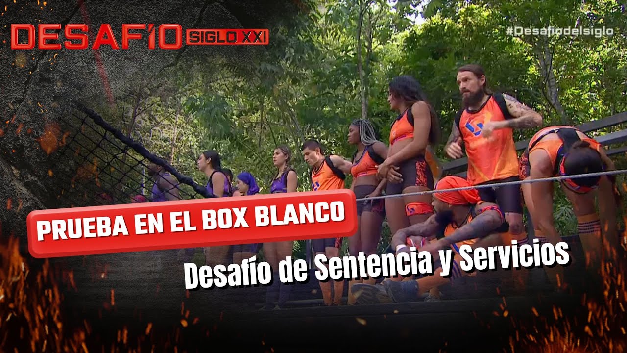 Mira toda la prueba de Sentencia y Servicios: las caídas fueron las protagonistas |Desafío del Siglo