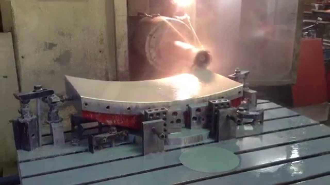 Babbitt Bearing / Slide Shoe Machining / Cement Plant Trunion YouTube