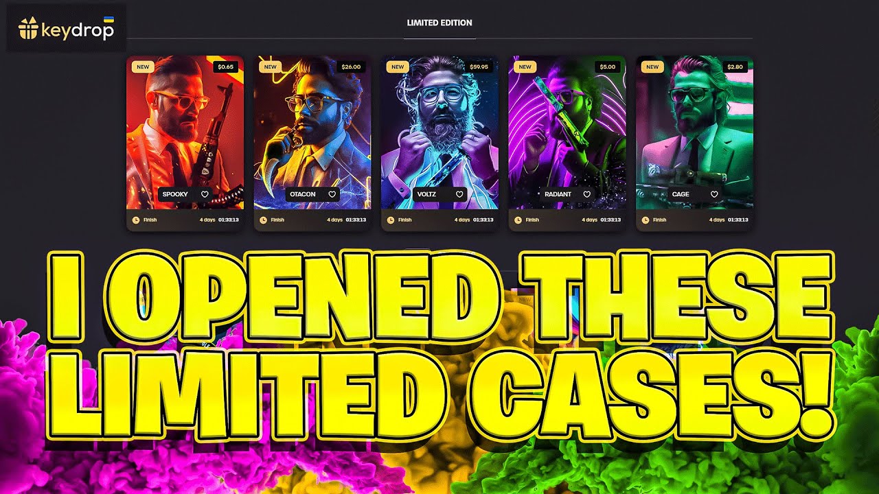 I TRIED THE LIMITED EDITION CASES ON KEYDROP!