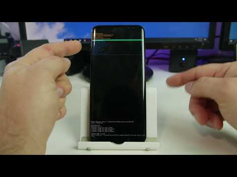 Samsung Galaxy S8 factory reset in stock Android recovery