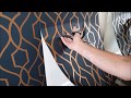 How to apply wallpaper around a socket