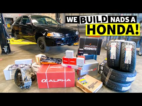 Swapping a B20 Engine in ONE Day for Nads' Surprise Honda Civic EG Build... SHHH! (Part 1 of 2)