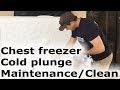 Cleaning the Chest Freezer Cold Plunge / Ice Bath