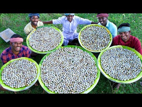 3000-quail-eggs-|-cooking-eggs-in-clay-|-ancient-traditional-quail-egg-recipes-cooking-in-village