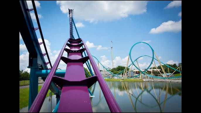 SKYFOX Drone Zone: Mako roller coaster at SeaWorld Orlando