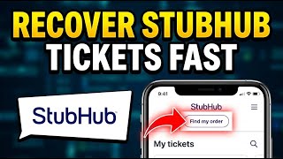 How to recover your tickets with StubHub - Easy Tutorial