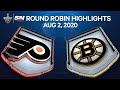 NHL Highlights | Flyers vs. Bruins – Aug. 2, 2020