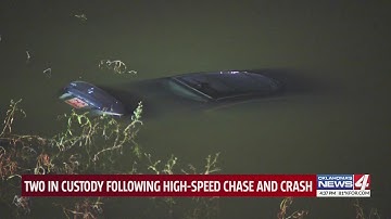 Two in custody following high-speed chase and crash