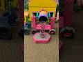Mini Cement Mixer Machine Pouring Concrete in DIY Village Setup 🚜🏗️🔥#minitractor #diyproject #diy