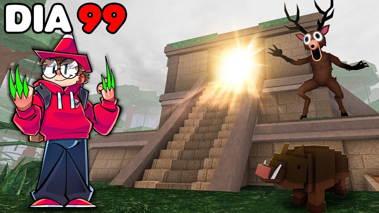 100 DIAS no TEMPLO DA SELVA no 99 Noites na Floresta!