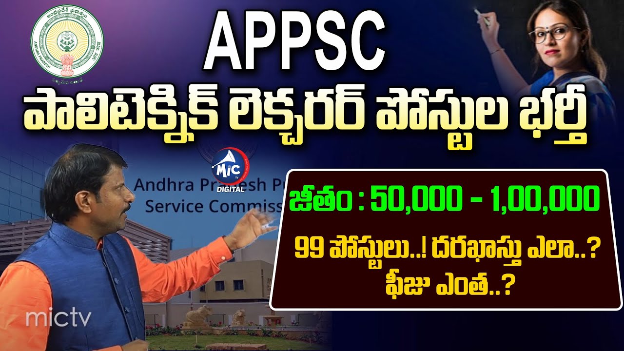 AP Polytechnic Lecturer Recruitment 2024 Application Process Salary AP Polytechnic Lecturer Recruitment 2024 Application Process Salary