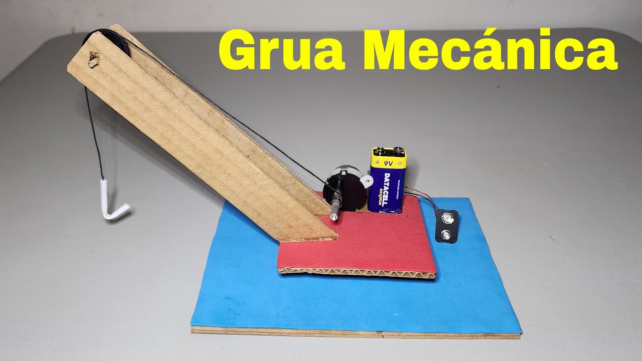 Como Hacer Una Grua Con Motor