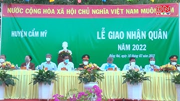 HUYỆN CẨM MỸ HOÀN THÀNH CHỈ TIÊU GIAO QUÂN