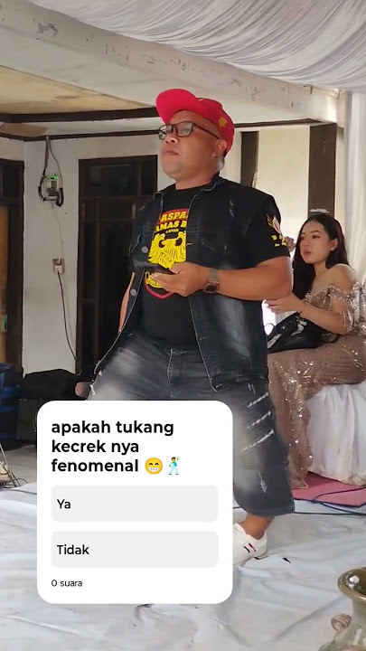 Suara emas mang Asep kontet dan tukang kecrek nya yang fenomenal dan bombastis 😁